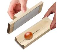 Youding Aid for Opening Chestnuts - Manual Heavy Duty Wooden Nutcracker with Non-Slip Handle , Chestnut Cutter | For Walnuts, Pecans, Hazelnuts, Kitchen, Home