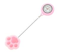 Youding Clip On- - Digital Pocket Nurse,Retractable Nurse with Second Hand for Nurses Clip-on Lapel Digital Cute Pocket for Nurses Doctors Students Women