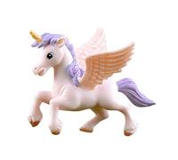 Youding Horse Toys ABS Bouncing Animal Stand for Little Girls | Animal Flying Horse Figures | Animal Decoration Accessories for Ann