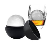Youding Ice Ball Maker, Ice Ball Maker Mold for Freezer, Silicone Sphere Ice Molds Round Molds Ice Ball Maker Makes Large Ice Balls for Whiskey & Cocktails