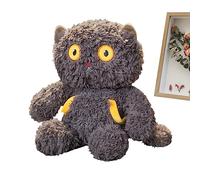 Youding Plush Animals Cat | Plush Toy Kitten - Sleeping For, Adorable Animal Cushion Toy with Rotating Head for Home, Car, Bedroom
