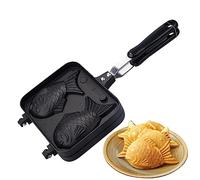 Youding Taiyaki Fish Waffle Maker - Japanese Fish Waffle Pan - Japanese Hot Fish Cake Maker for Chocolate, Peanut, Pastry, Pasta