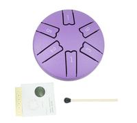 Youding Tongue Drum, Steel Drum for | Ethereal Drum, A-Key Tank Drum 6 Notes 3 Inch | Steel Drum Instrument with Music Book Mallet, Promotes Sleep and