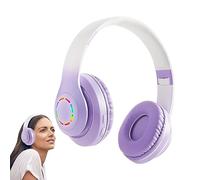 Youding Wireless Over Ear Headphones | Wireless Headset 5.3 Game with LED Light | Lightweight Gamer Wireless Headset for Laptop Travel Smartphone