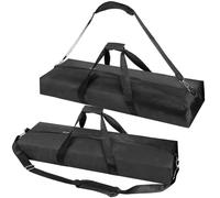 Youeon 2 Pcs 31x10x4 Inch Tripod Carrying Bag, Water Resistant Long Carry Case with Padded Adjustable Strap & Durable Handles, Versatile Stand Bag for Speaker, Mic, Tripod, Light, Tent