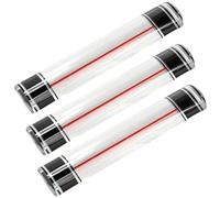 YOUEON 3 Pcs 6 Inch Line Magnifier with Sliding Markers, 2X Acrylic Magnifying Bar with Guiding Line for Reading Small Prints, Mahjong Cards, Bible, Books, Cross Stitch, and Sewing