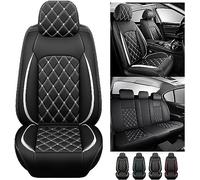 YOUFOX Car Seat Covers Universal Full Set for Ford EcoSport/EcoSport 4WD/EcoSport Free/EcoSport S/EcoSport ST-Line/EcoSport Active Car seat covers、black White
