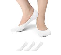 YouGa Invisible Socks Women - 3/6 Pairs No Show Ladies Non Slip Ankle Cotton Socks for Sneaker Loafers