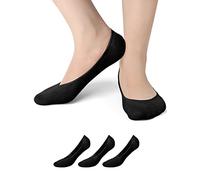 YouGa Invisible Socks Women - 3/6 Pairs No Show Ladies Non Slip Ankle Cotton Socks for Sneaker Loafers