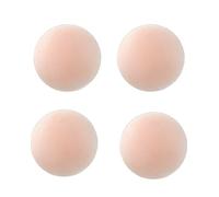 YouGa Women Silicone Pasties, Adhesive Bra Reusable 2/4 Pairs Invisible Silicone Nipple Cover