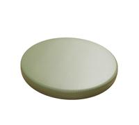 YOUGANG 4.5cm Thick Memory Foam Round Dining Kitchen Chair Seat Cushion,PU Leather 30/35/40cm Round Floor Seating Cushion Anti-Sip Bar Stool Cushion (Matcha Green,40cm)