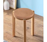 YOUGANG Round Memory Foam Seat Cushion 11/13/15inch Diameter Chair Pad for Patio Round Cushion,Bar Stools,Booster Armchair,Detachable (Camel,13inch)