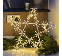 YouGarden 160 LED SparkleStar, Warm White, Plug in Light, 50cm Indoor Outdoor, Ready to Use