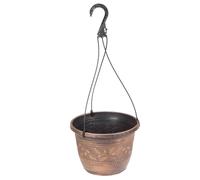 YouGarden Acorn 25cm (10in) Hanging Basket in Copper-Effect
