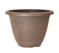 Yougarden Brushed Butterscotch Round Laurel Planter Container For Growing
