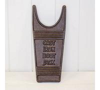 Yougarden Cast Iron Boot Jack, Antique Rust, Garden Shoe Remover, Durable Heavy Duty, 26.5Cm