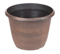 YouGarden Copper-Coloured, Acorn Planter Round 25cm (10in) x 5