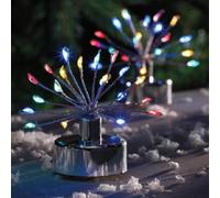 YouGarden Firework Tea Lights, Pack Of 6 | Multicolour, Battery Operated, Sparkle LED Table Dcor