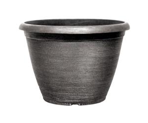 YouGarden Helix Silver Planter 16'' Container For Growing Plants