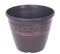 YouGarden Infinity Round Copper Planters 28cm diameter x 5