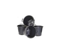 YouGarden Pack of 4 Heavy Duty 30L Pots with Handles