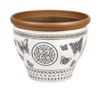 YouGarden Pair of Papilio White 30cm Planters