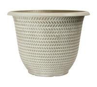 Yougarden Parker Planter 30Cm Washed Taupe Garden Container For Plants