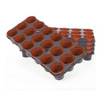 YouGarden Professional Shuttle Trays x 5 5 x Trays Brown