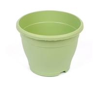 Yougarden Sabina Pistache Green Planters, 10 Pack, 19Cm Plastic Garden Plant Pots