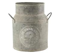 You Garden, Tin Planter Milk Churn 15cm Planter for Flowers
