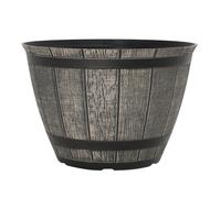 YouGarden Whiskey Barrel 11.8 Planters x3