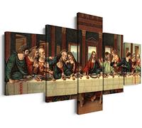 YOUHONG 5-Piece Last Supper Wall Art: Christian Wall Decor, Jesus Posters, Leonardo Da Vinci, Multi-Orientation, Matte Finish, 24"W x 50"H, For Multiple Rooms