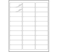 YOUHOOL Address Sticker Label 30 Labels per Sheet for Inkjet Printer Laser Printer 1X 2.625 inches (25.4mm*66.68mm) White Matte Self Adhesive Label on Us Letter Sheet