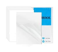 YOUHOOL Printable Sticker Vinyl Paper Semi Clear for Inkjet Printer A4 Self Adhesive Sticker Paper for Cricut Sticker Mailing Packaging Wrap