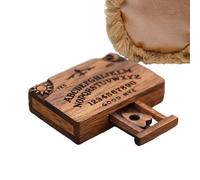 Youija Miniature Card Board Game | Wooden Ghost Board with Crepe | Fusive Tools, Miniature Panel, Halloween Decorations