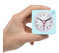 YouJabz Travel Analog Alarm Clock, Ultra Small Clock with Snooze and Light Function, Super Silent Non Ticking, Battery Operated, Easy to Setup, Back to School, Learning Awards Student gift