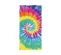 YOUJUNER Large Towels Bath Sheet Rainbow Tie Dye Bath Towels for Shower Spa Sauna Beach Gym