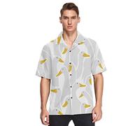YOUJUNER Men Short Sleeve Cute Ducks Goose Hawaiian Shirt Short Sleeve, Button Down Casual Beach Shirts Summer Shortsleeve Multicoloured