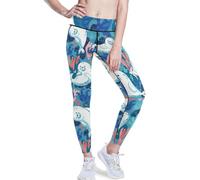 YOUJUNER Womens Gym Leggings Cute Seal High Waist Yoga Pants for Women Workout Sports Running Gym Fitness Leggings Multicoloured