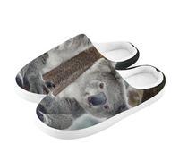 YOUJUNER Women's Memory Foam Slipper Cute Koala Bear Ladies House Slippers Soft Warm Cosy Slip On House Shoes Slippers for Women Men