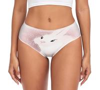 YOUJUNER Womens Underwear Easter Bunny Rabbit Pink Comfy Knickers Ladies Basic Briefs Hipster Pants for Girls