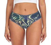 YOUJUNER Womens Underwear Ethnic Animal Elephant Comfy Knickers Ladies Basic Briefs Hipster Pants for Girls Multicolor