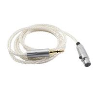 Youkamoo 3.5mm 8 Core Silver Plated Braided Replacement Upgrade Cable Compatible for AKG Q701 K240 K240S K702 K141 K171 K181 K271s M220 Pioneer HDJ-2000 Headphones 2.6m