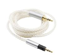 Youkamoo 3.5mm 8 Core Silver Plated Braided Replacement Upgrade Cable Compatible for Sennheiser Momentum Momentum 2 Momentum 3 HD1 Headphones 2m