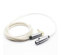 Youkamoo 3.5mm Right Angle Silver Plated Copper Replacement Upgrade Cable Compatible for AKG Q701 K240 K240S K702 K141 K171 K181 K271s M220 K240MK II, K271 MKII, Pioneer HDJ-2000 Headphones, 4ft 1.2m