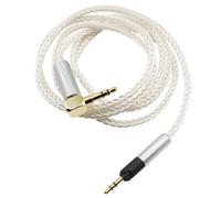 Youkamoo Silver Plated Copper Replacement Upgrade Cable Compatible for Sennheiser HD598 HD558 HD518 HD598cs HD599 HD569 HD579 HD560s HD598SE HD620S HD400PRO HD505 Headphones, 3.5mm, 4ft 1.2m