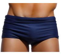 YouKD Men's Solid Swim Brief Swimsuit Swimming Trunk Swim Shorts Swimwear Elastic Waist