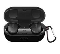 Youkei Compatible with Bose QuietComfort Earbuds Case, Silicone Case Cover Easy Carrying Protective Case Cover Compatible with Bose QuietComfort Noise Cancelling Earbuds (Black)