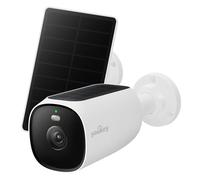 youkey 2.5K Solar Security Camera Outdoor Wireless, 24/7 AOV Recording CCTV Camera with Dual Panel, No Subscription, 25m AI Person/Vehicle Detection, Colour Night, IP67, 10,000mAh, Alexa/Google(S420)