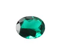 YOUKEYGEM Lab Grown Emerald Colombia And Zambia Green Color Oval Diamond Cut Loose Gemstone DIY Jewelry With AGL Certificate, 8x10mm, Zambia, lab grown gemstone